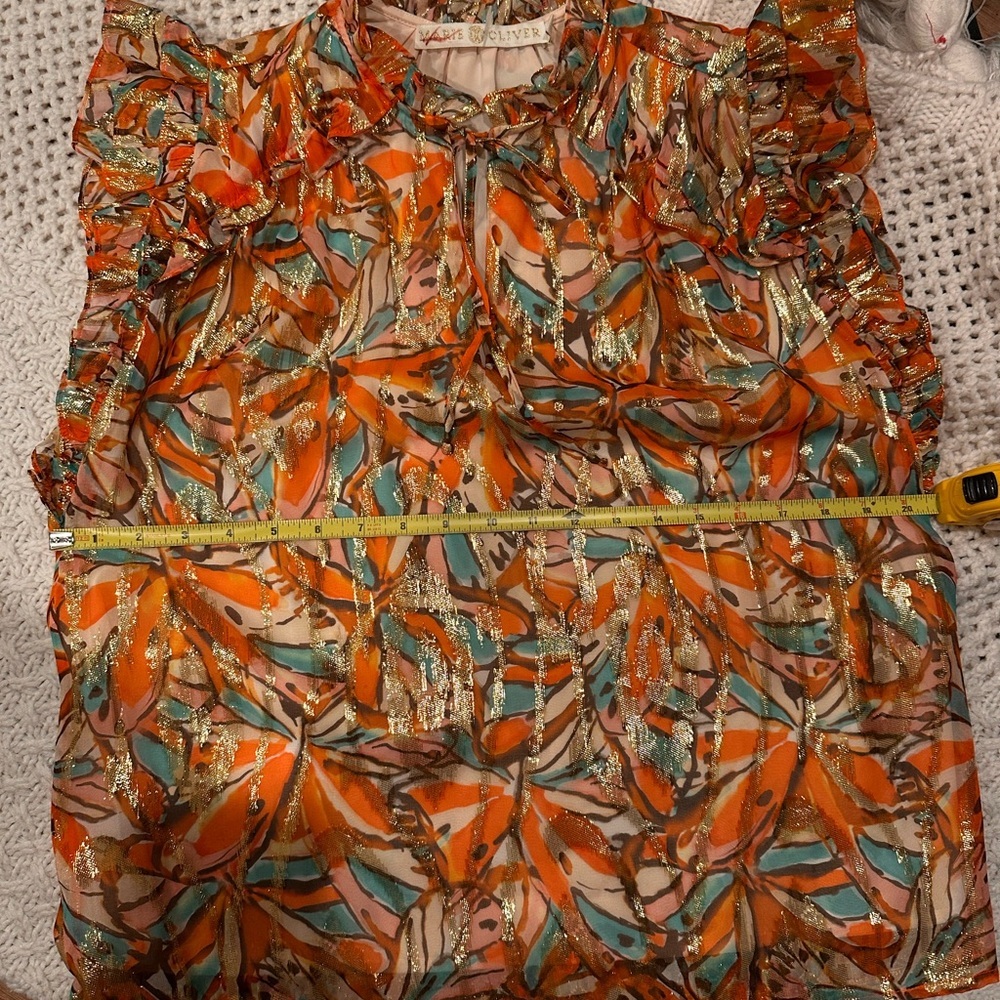NWOT MARIE OLIVER WOMENS XS ELEGANT BLOUSE - Picture 5 of 13